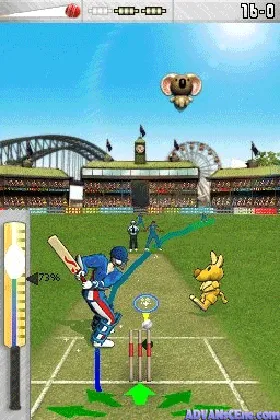 Freddie Flintoff's Power Play Cricket (Europe) screen shot game playing